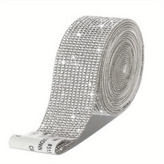 Self Adhesive Crystal Rhinestone Sticker Ribbon DIY Crafts Decoration