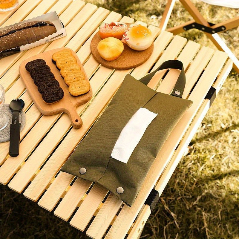 Outdoor Camping Hanging Bag Portable Tissue Cover for Fishing Picnic Hiking