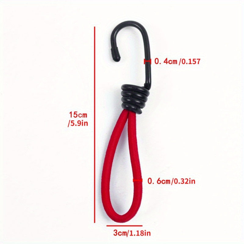 Outdoor Tent Elastic Rope with Buckle Ground Nail Fixed Rope