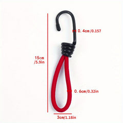 Outdoor Tent Elastic Rope with Buckle Ground Nail Fixed Rope