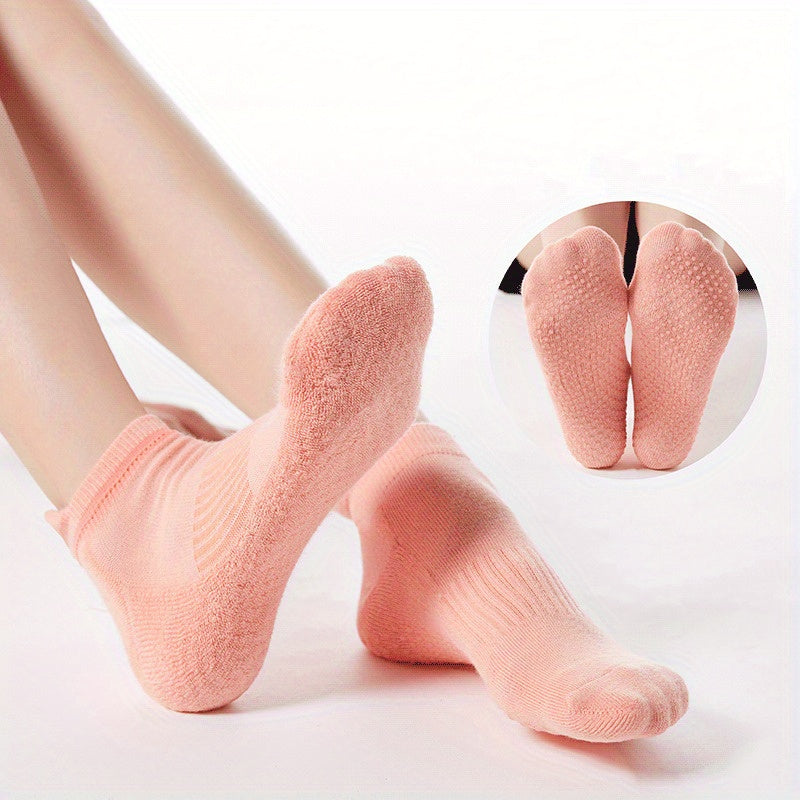 Non Slip Yoga Socks with Extra Grips for Barre Ballet Pilates Fitness