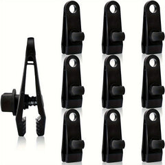 10pcs Tent Clips for Outdoor Camping Tent Awnings Caravan Temporary Shelters