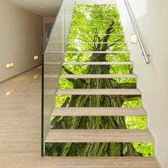 13pcs Tree Stair Sticker Self adhesive Home Decoration