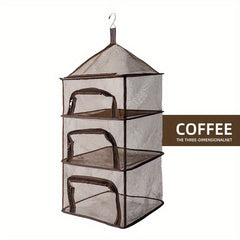 CLS Outdoor Folding Drying Net Basket for Camping and Home