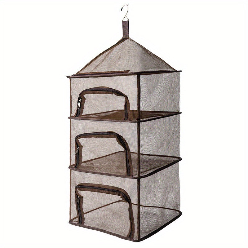 CLS Outdoor Folding Drying Net Basket for Camping and Home