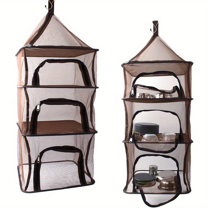 CLS Outdoor Folding Drying Net Basket for Camping and Home