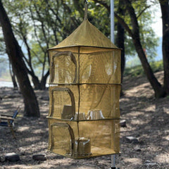 CLS Outdoor Folding Drying Net Basket for Camping and Home