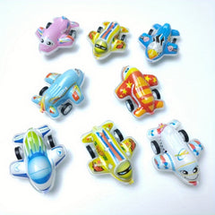 Colorful Rebound Planes Small Cars Candy Toys
