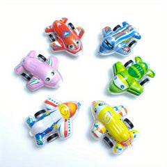 Colorful Rebound Planes Small Cars Candy Toys