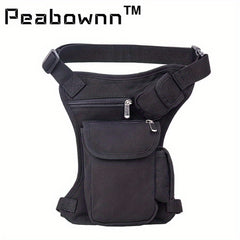 Canvas Waist Pack With Adjustable Leg Straps Thigh Bag For Sports