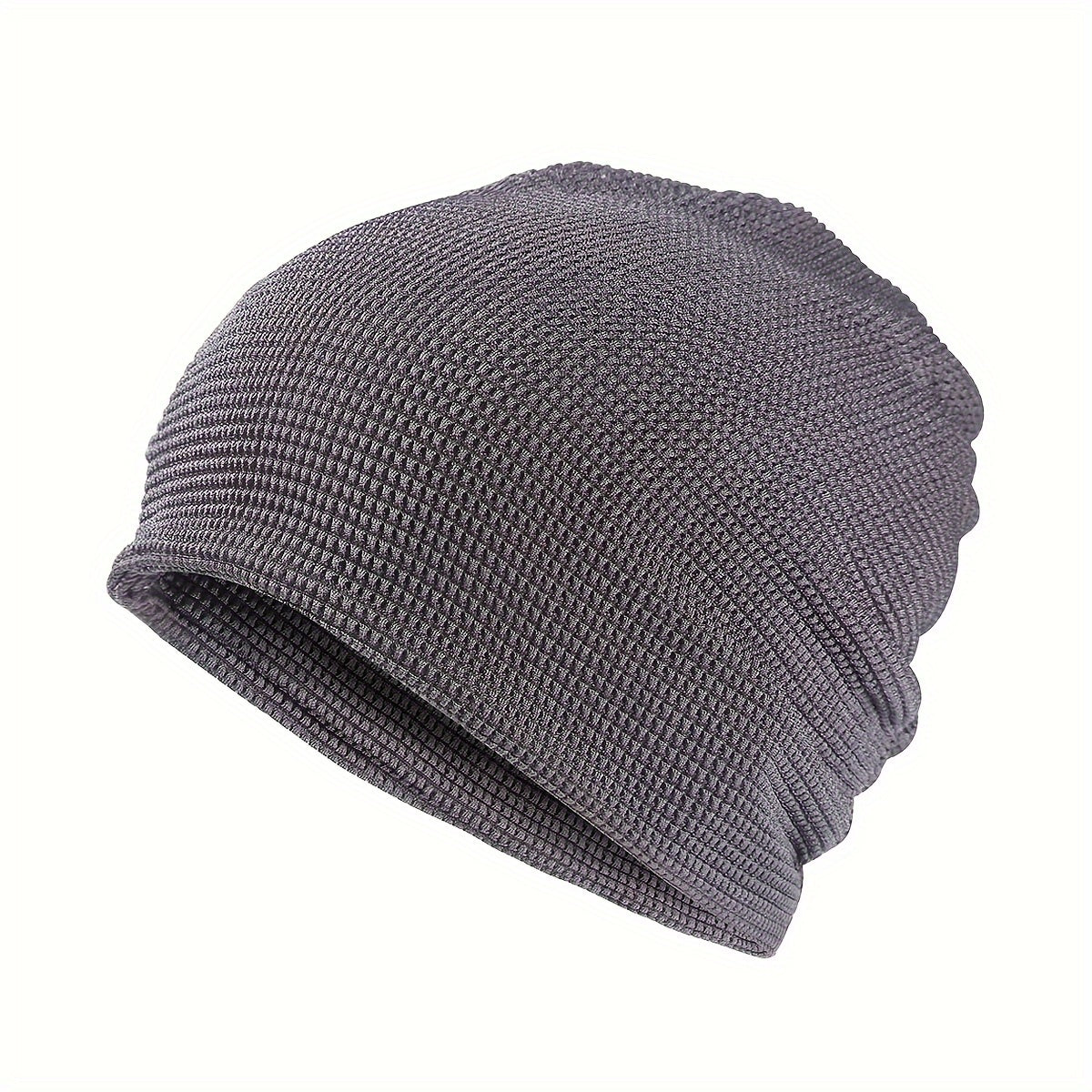 Breathable Hood Solid Beanies Dual Purpose High Elastic Hat