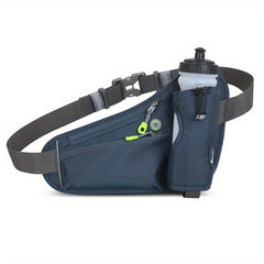 Waterproof Sports Waistpack for Running Cycling - Zipper Fitness Waist Bag