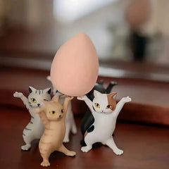 Fun Kitty Dance Cat Headphone Earbuds Holder Christmas Gift