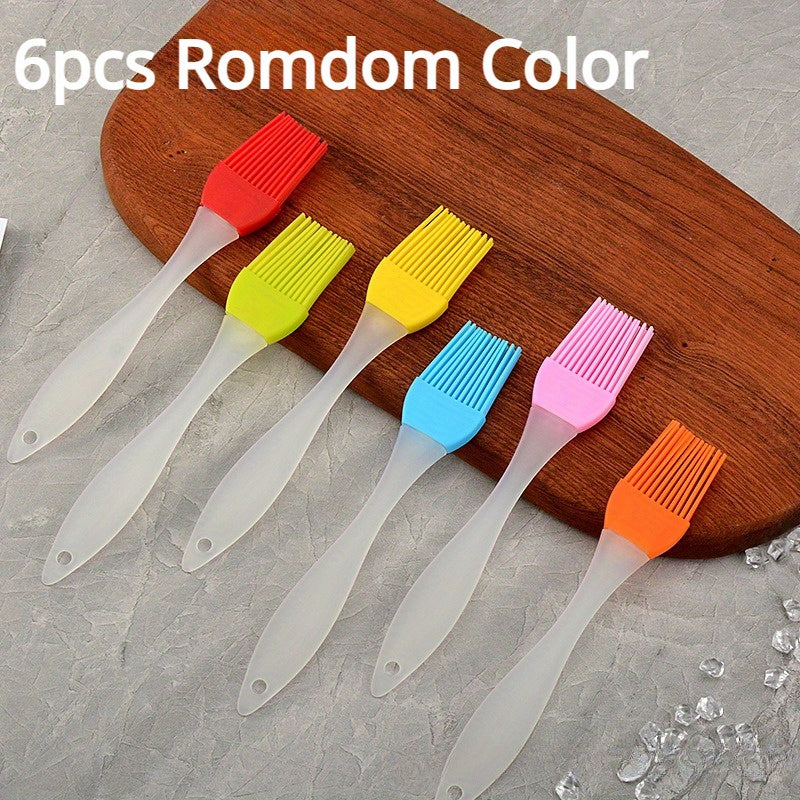 6pcs Silicone BBQ Brush High Temp Barbecue Butter Brush Cooking Tools