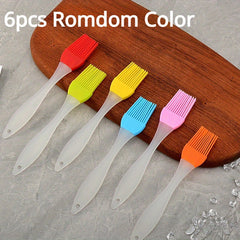 6pcs Silicone BBQ Brush High Temp Barbecue Butter Brush Cooking Tools