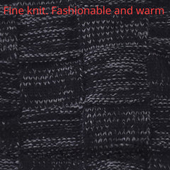 Winter Beanie Hat & Scarf Set Knitted Hat For Men And Women