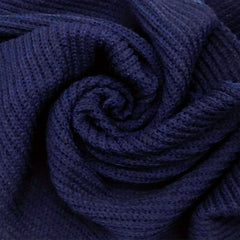 Men's Solid Knit Scarf Thick Warm Winter Neckwear