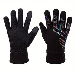 Winter Cycling Gloves Coldproof Windproof Warm Touch Screen One Size
