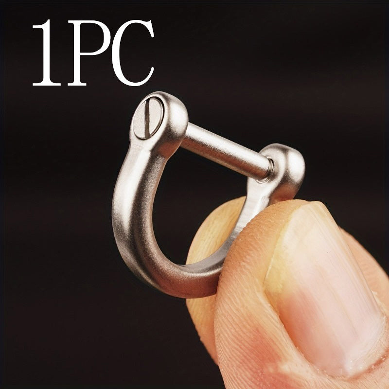 Stainless Steel D-shaped Carabiner for Climbing Camping Hiking