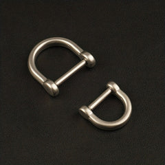 Stainless Steel D-shaped Carabiner for Climbing Camping Hiking