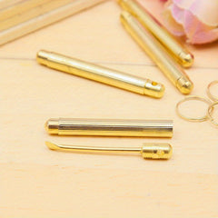 Ear Spoon Keychain Pendant Metal Ear Spoon Keyring