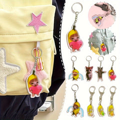 Funny Meme Acrylic Keychain Pendant Backpack Ornament Accessories