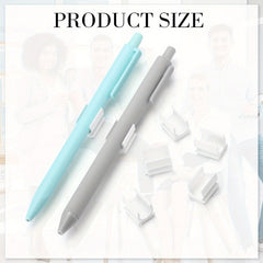 10pcs Adhesive Pen Holder Clip Stick On Board Organizer