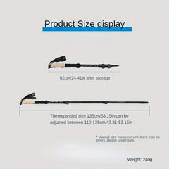 Xinxing Aluminum Three-section Telescopic Climbing Stick