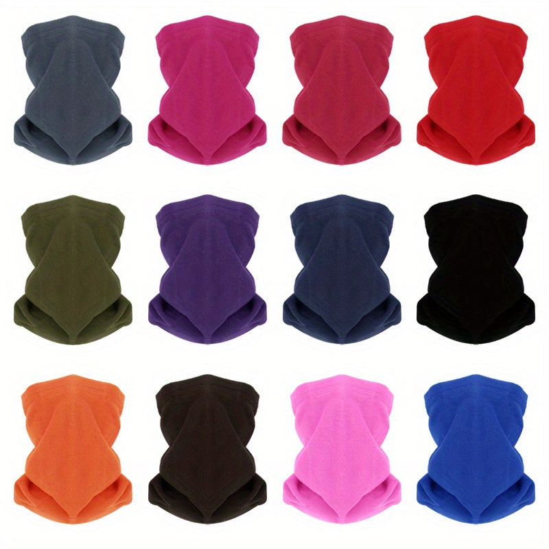 Winter Polar Fleece Mask Scarf Windproof Neck Cover Face Mask