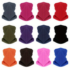 Winter Polar Fleece Mask Scarf Windproof Neck Cover Face Mask
