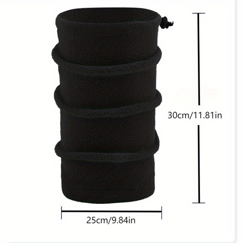 Winter Polar Fleece Mask Scarf Windproof Neck Cover Face Mask