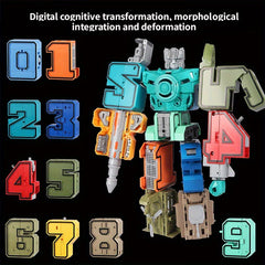 Digital Robot Toy Puzzle Assembly Combination Christmas Gift