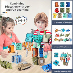Digital Robot Toy Puzzle Assembly Combination Christmas Gift