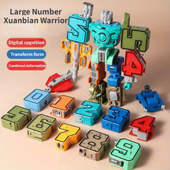 Digital Robot Toy Puzzle Assembly Combination Christmas Gift