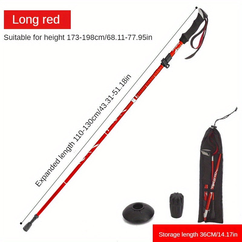 Aluminum Alloy Telescopic Trekking Pole for Hiking