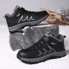 Women's Non Slip Snow Sneakers Warm Hiking Shoes