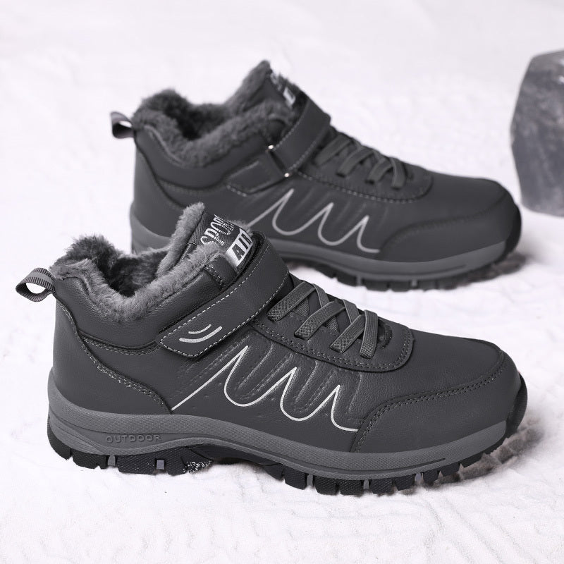 Women's Non Slip Snow Sneakers Warm Hiking Shoes
