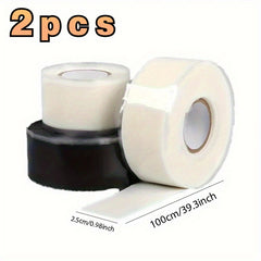 2 Rolls Silicone Tape Pipe Leak Repair Tape Waterproof