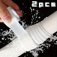 2 Rolls Silicone Tape Pipe Leak Repair Tape Waterproof