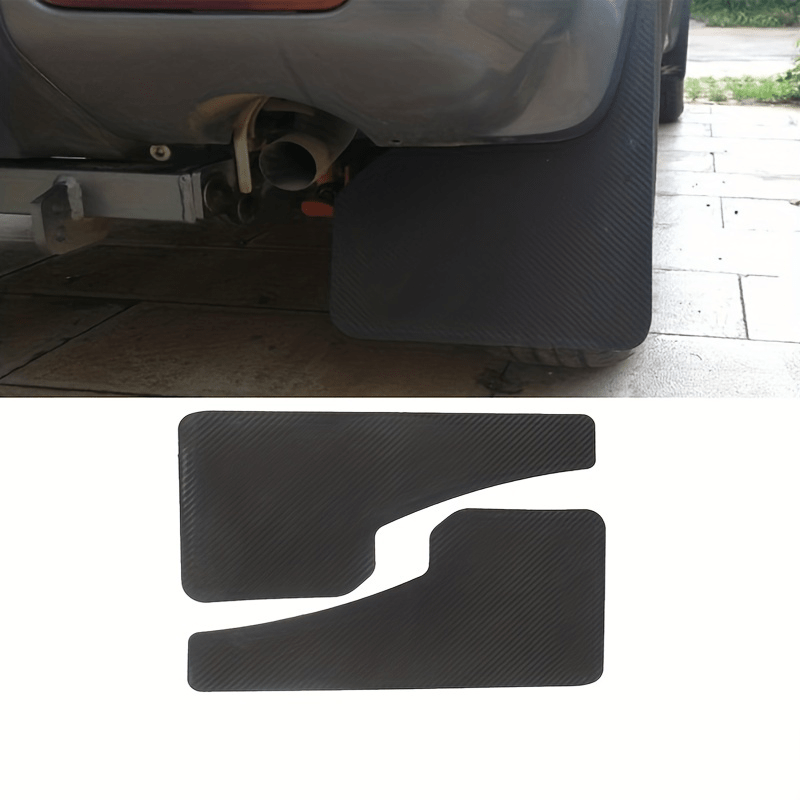 2pcs Carbon Fiber Effect Mud Flaps Splash Guards Car Accessory