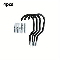 Heavy Duty Wall Storage Hangers Garage Hooks - Perfect for Ladders, Bikes, Hoses
