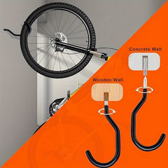 Heavy Duty Wall Storage Hangers Garage Hooks - Perfect for Ladders, Bikes, Hoses