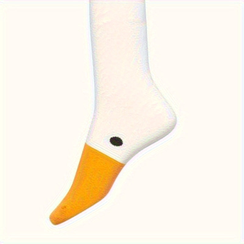 Teen's Funny Goose Knee High Socks Breathable Casual Outdoor Activities