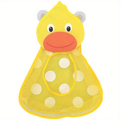 Bathroom Toy Storage Bag with Suction Cups