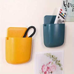 Adhesive Remote Control Holder Wall Mounted Organizer Box Tray
