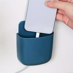 Adhesive Remote Control Holder Wall Mounted Organizer Box Tray