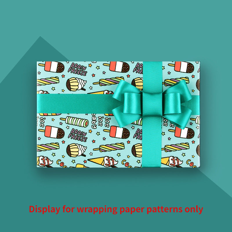 Animal Wrapping Paper Birthday Gift DIY Cartoon Gift Wrap