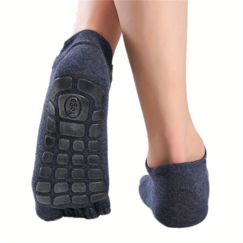 Unisex Yoga Socks Non-slip Breathable Sports Socks With Grips