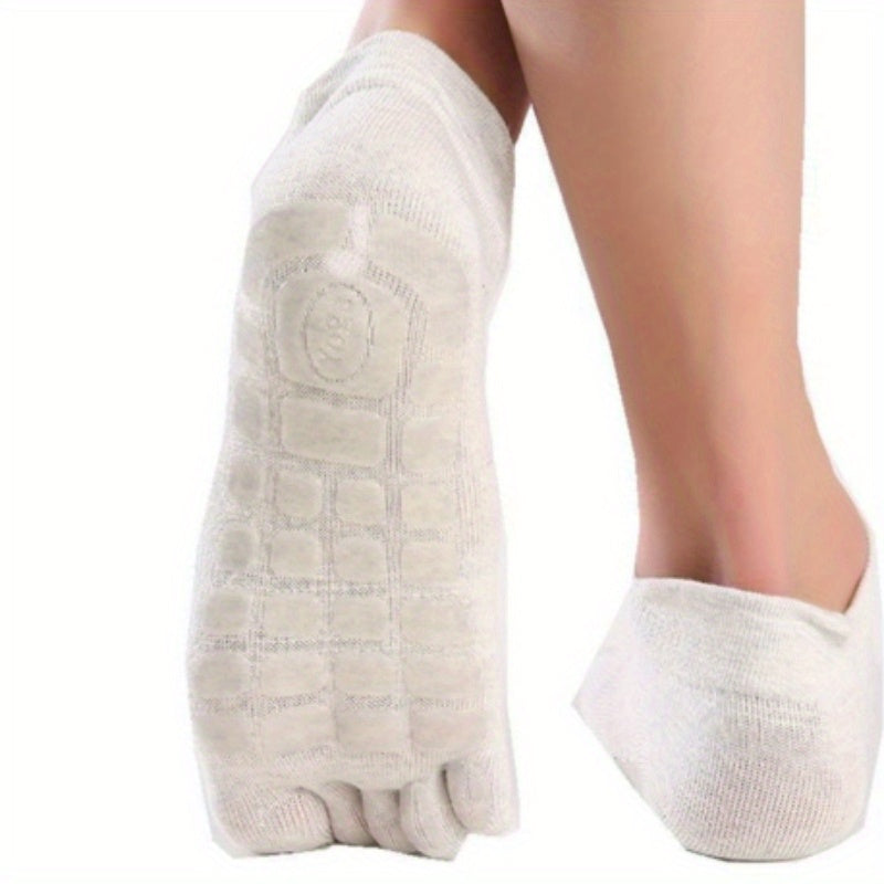 Unisex Yoga Socks Non-slip Breathable Sports Socks With Grips