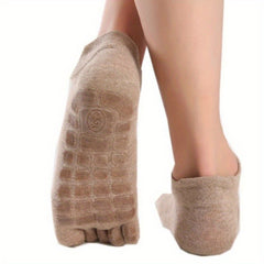 Unisex Yoga Socks Non-slip Breathable Sports Socks With Grips